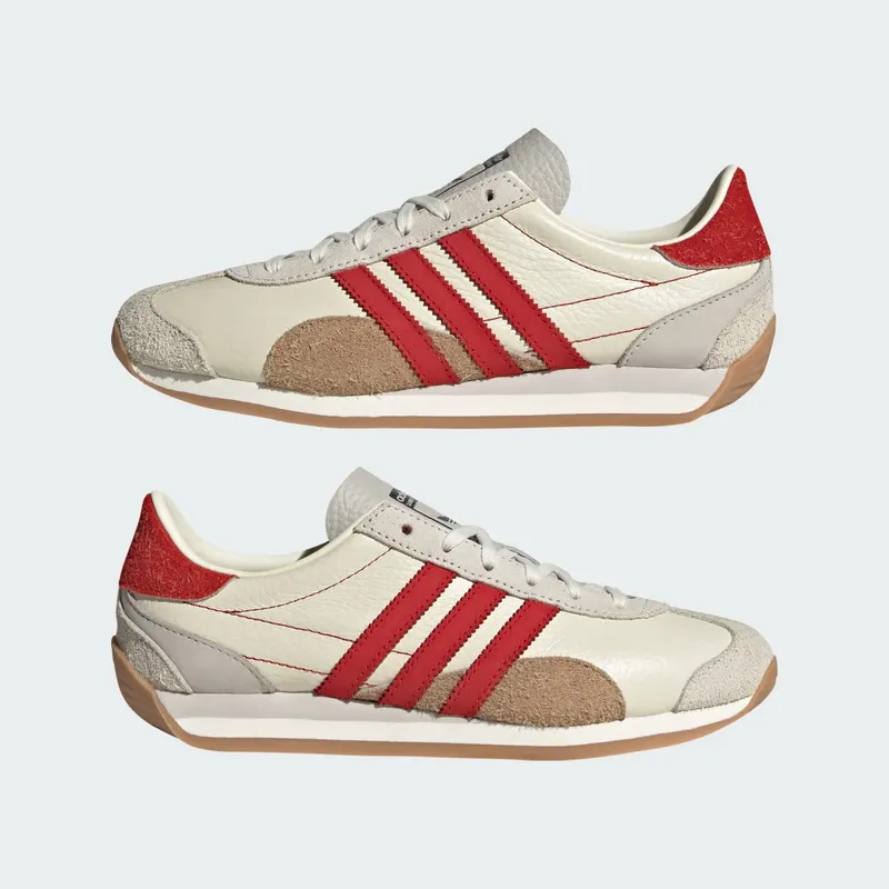 Adidas Country OG Off White / Better Scarlet / Grey One (JI2868)