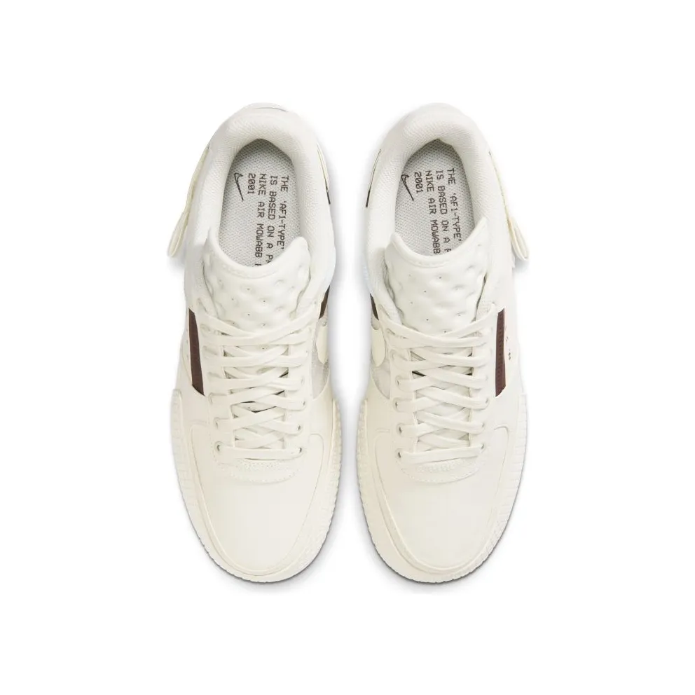 Nike Air Force 1 Type Sail Gum Sail/Ivory-Earth Brown-Gum Medium Brown (CJ1281-100)