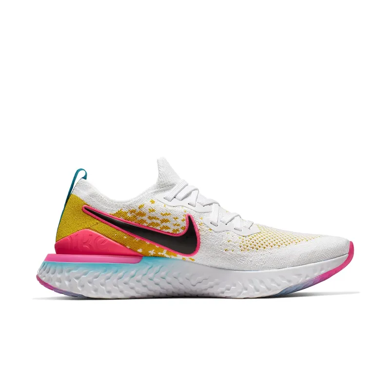Nike Epic React Flynit 1 White Pink Blast Citron White/Pink Blast/Citron (CI7583-100)
