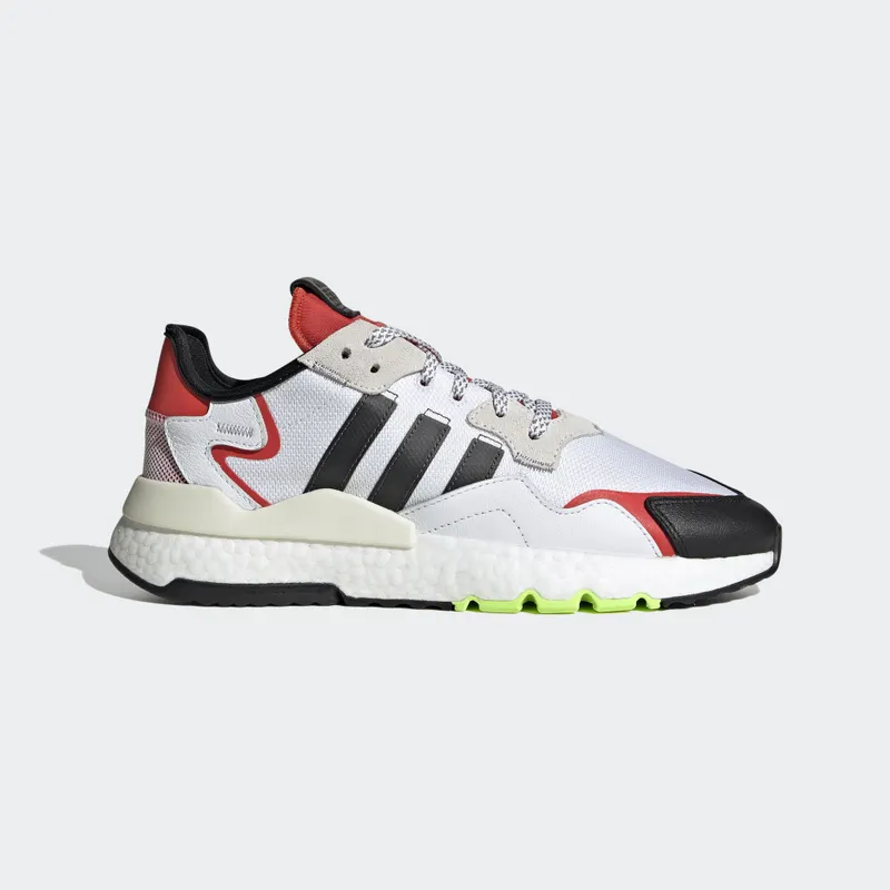 adidas Nite Jogger White Black Red Cloud White/Core Black/Hi-Res Red (EH1293)