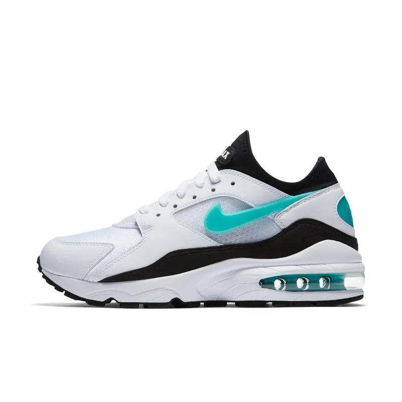 Nike Air Max 93 Menthol 2018 (W) White/Sport Turquoise-Black (307167-100)
