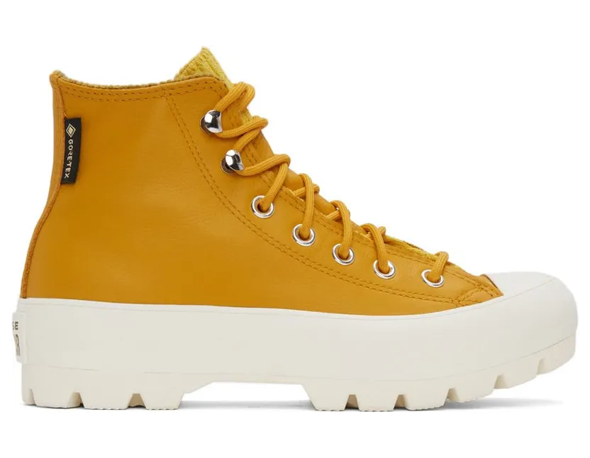 Converse Chuck Taylor All Star Lugged Waterproof Leather High Top Gold Dart/olive Flak/egret (565005C)