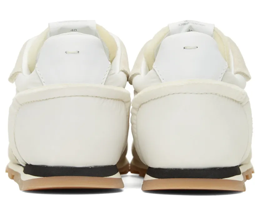 Maison Margiela Grey & White Retro Runner Sneakers (S58WS0186 P4714) (2)
