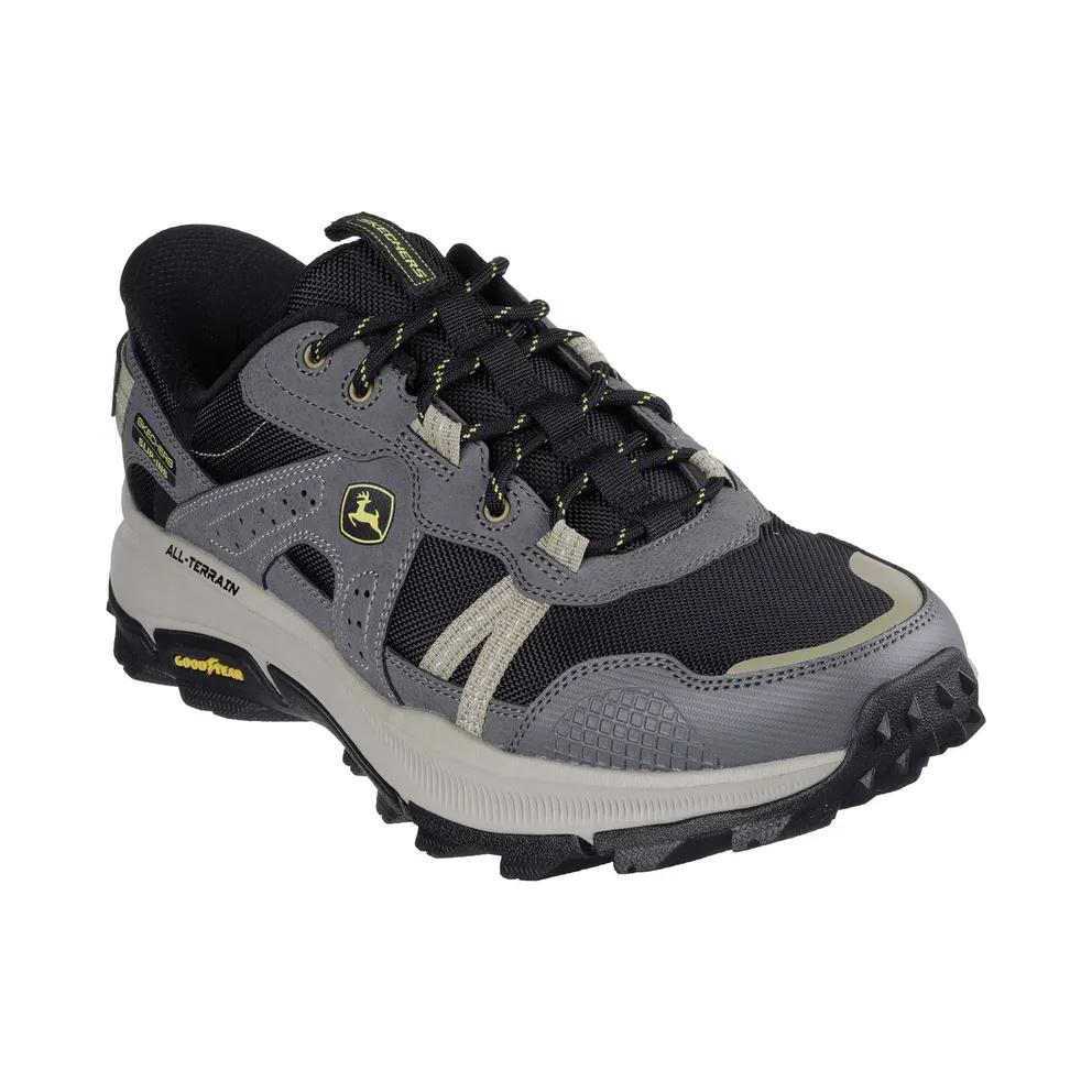 Skechers Slip-ins John Deere Relaxed Fit: Equalizer 5.0 Trail – Harvest Sneaker Houtskool/Black