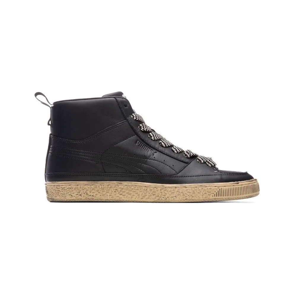 Puma Suede Mid Rhuigi Distressed Black (382156-01)