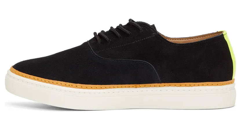 Junya Watanabe Black Suede Reflector Sneakers (WB-K108-051) (2)
