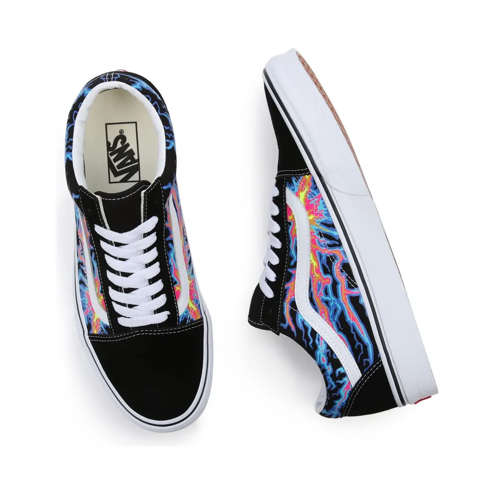 VANS Electric Flame Old Skool Shoes Black (VN0A5KRFB03)