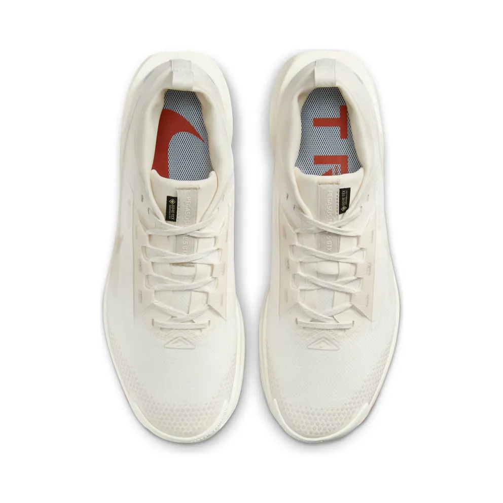 Nike React Pegasus Trail 5 “Gore Tex – Sail / Red” (FQ0908-100)