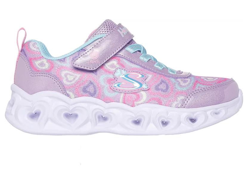 Skechers Heart Lights – Boogie Love Lavendel