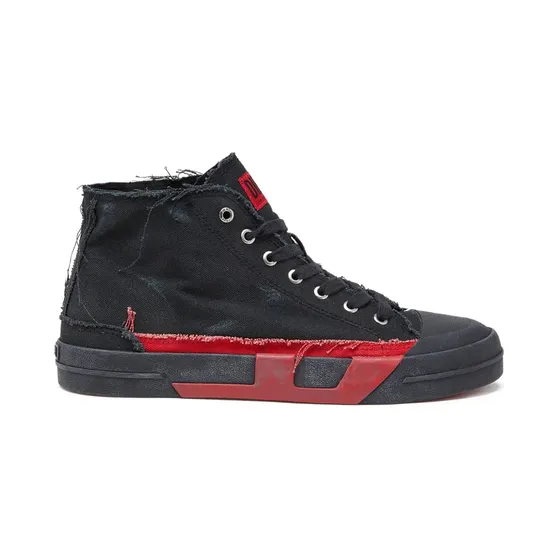 Diesel S-D-Verse Mid aus Canvas “Black” (Y03723P8114)