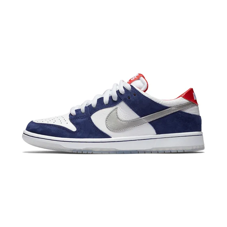 Nike Dunk Low Pro IW QS Ishod Wair “Deep Royal Blue / University Red / Metallic Silver” (839685-416)
