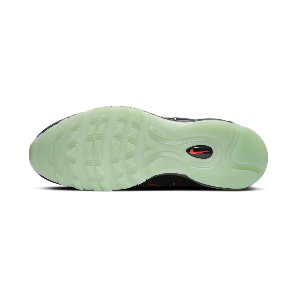 Nike Air Max 97 Slime Halloween (2020) Black/Court Purple-Flash Crimson (DC1500-001)