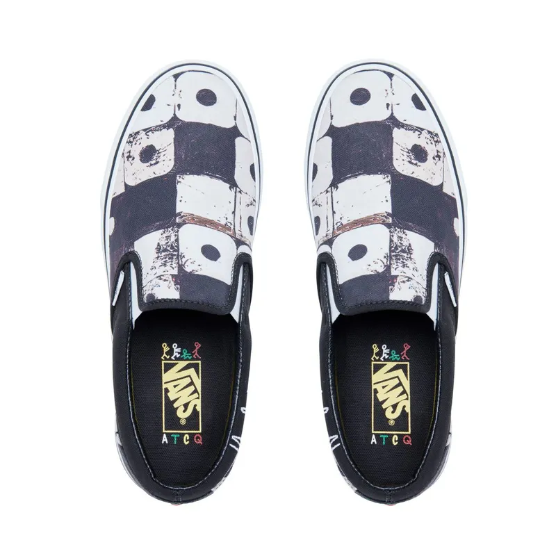Vans Slip-On A Tribe Called Quest Black/White (VA38F7Q4B)