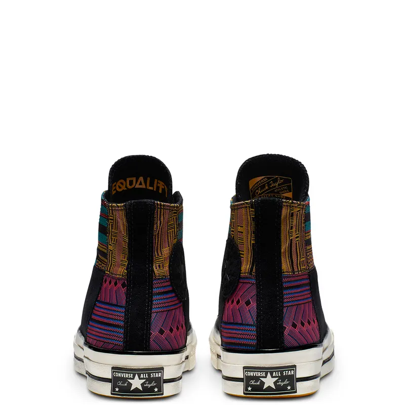 Converse Chuck Taylor All-Star 70s Hi Patchwork BHM (2019) Black/White (165556C)