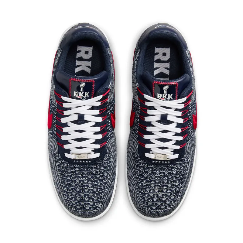 Nike Air Force 1 Ultra Flyknit Low “Patriots Robert Kraft Wolf Grey” (FV4079-012)