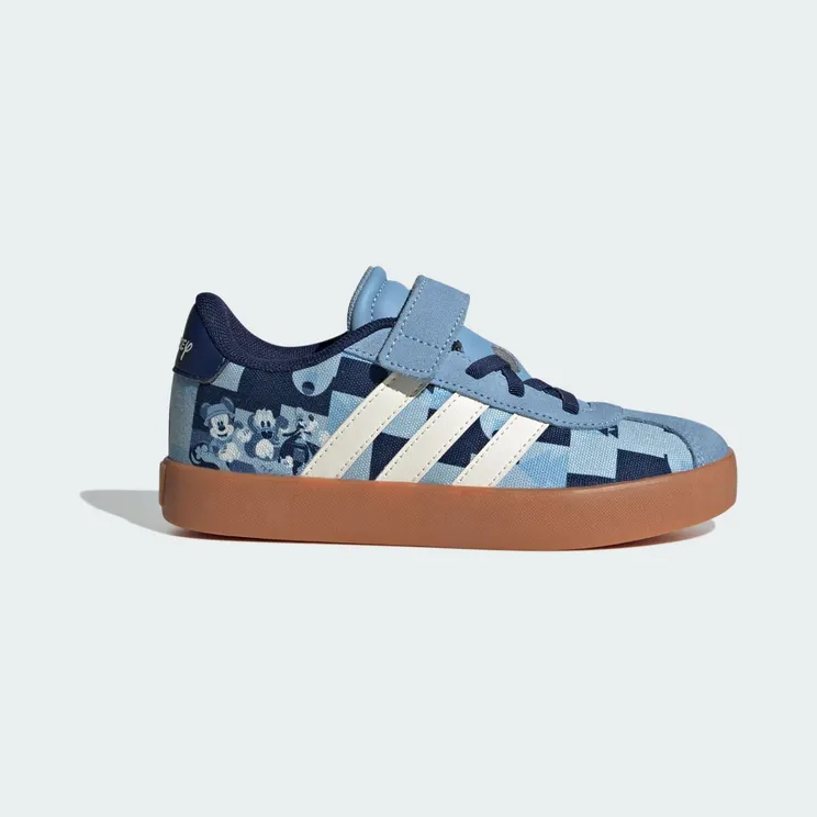 adidas x Disney Mickey VL Court Ash Blue / Off White / Crew Blue (JH6077)
