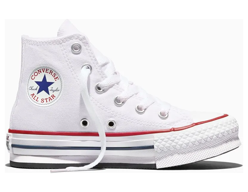 Converse Chuck Taylor All Star Lift Platform Wit/garnet/navy