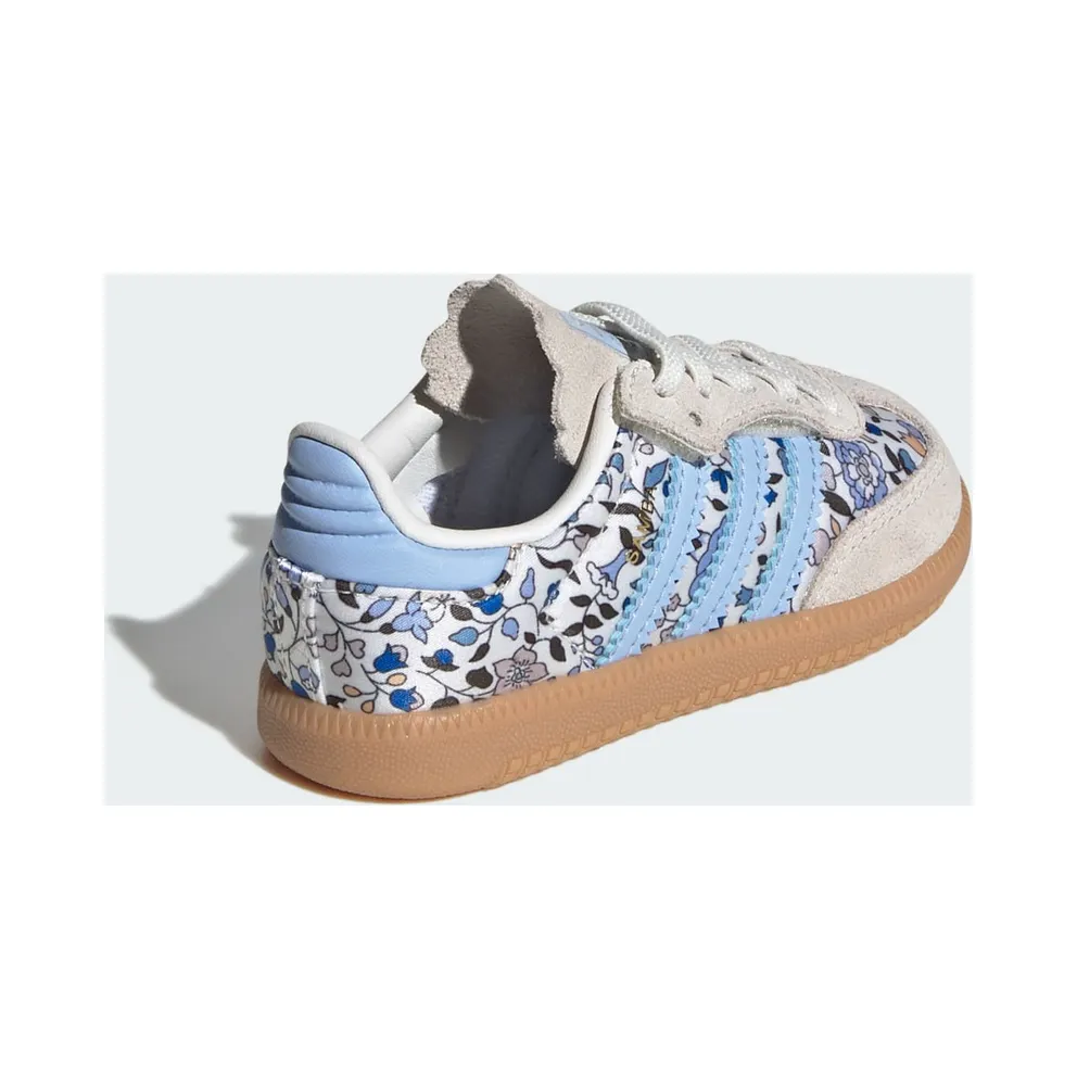 Adidas Samba OG x Liberty London with Elastische Veters Kids Blue / Off White / Gum (JP8081)