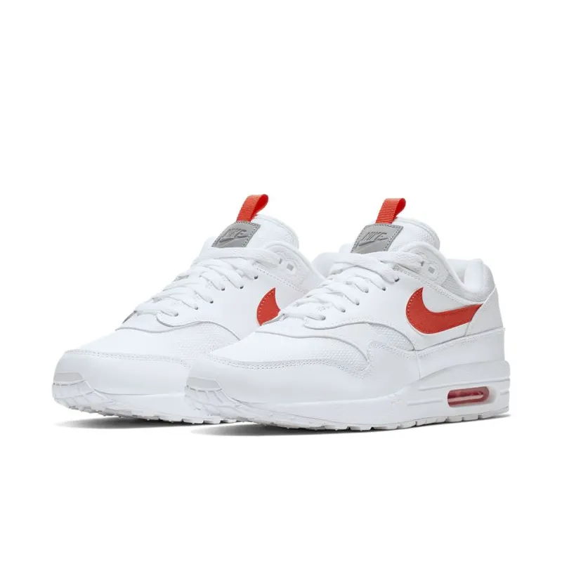Nike Air Max 1 Tongue Tab White Team Orange White/Team Orange (CD1530-100)