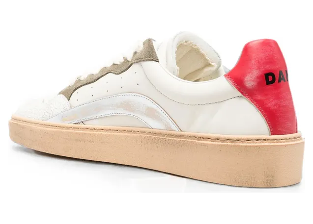 Dsquared2 Cracked-effect Panelled “White” (SNM0494 01509031 M4292) (2)