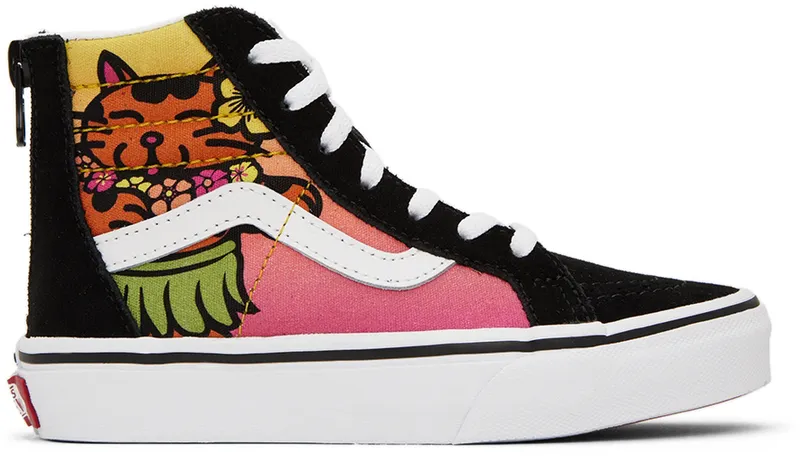 Vans Kids Black Sk8-Hi Zip Little Kids (VN0A5ELFBLK)