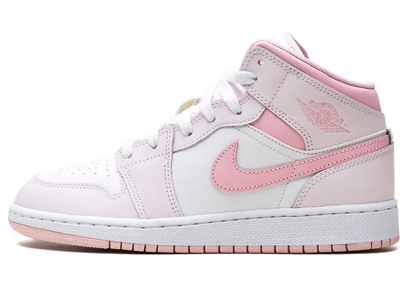 Jordan 1 Mid GS “Pearl Pink” (DQ8423-600)