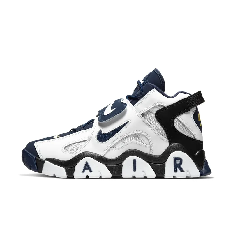 Nike Air Barrage Mid Navy White/Midnight Navy-Black-Laser Orange (AT7847-101)