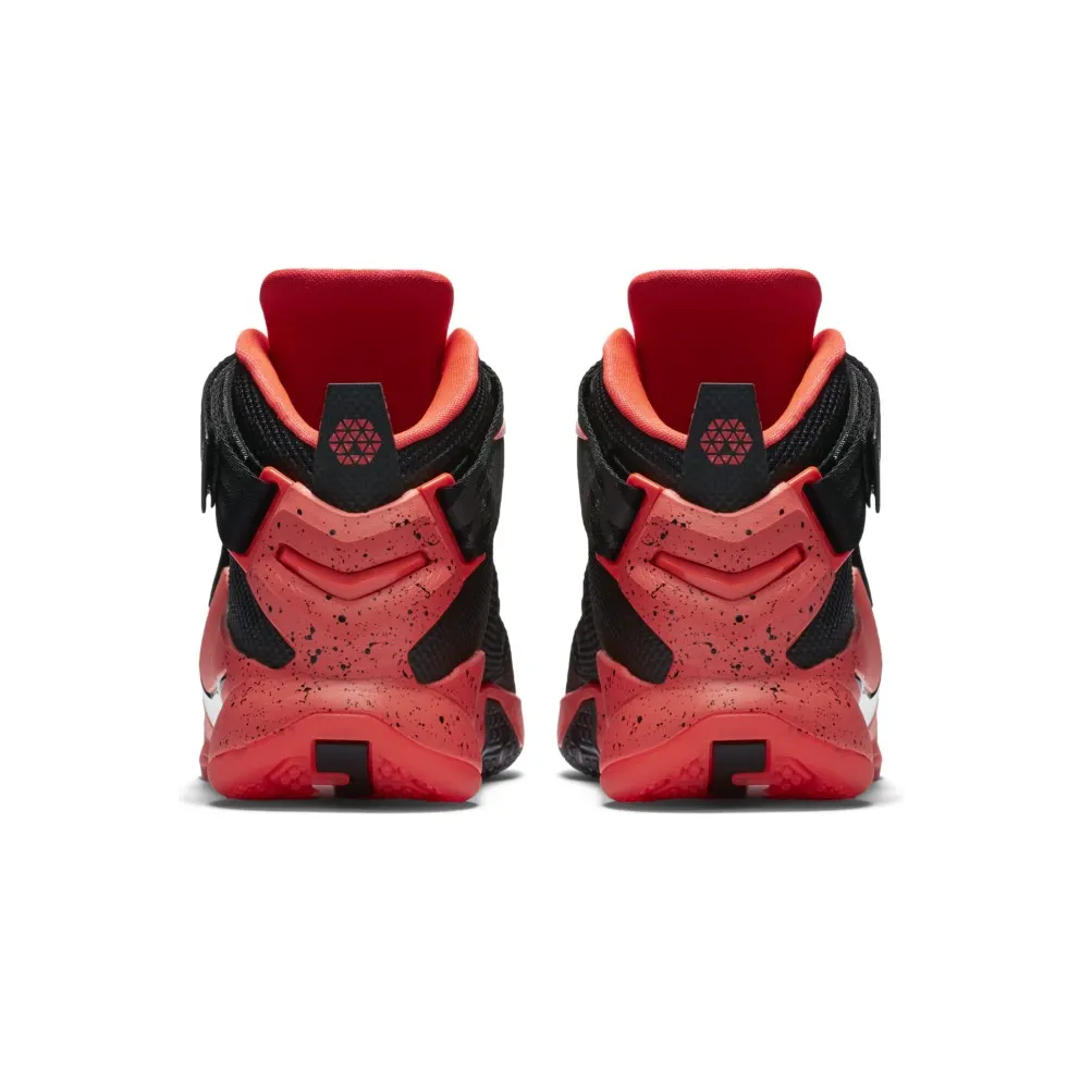 LeBron Soldier 9 Black/White-Bright Crimson (749490-016)
