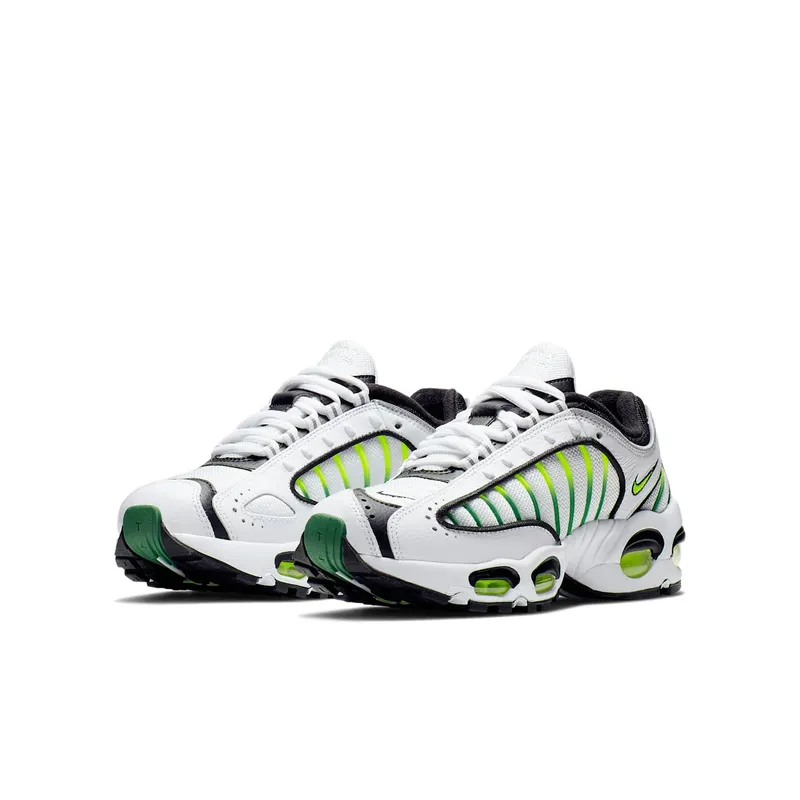 Nike Air Max Tailwind 4 White Volt Black (GS) White/Volt-Black-Aloe Verde-White (BQ9810-100)