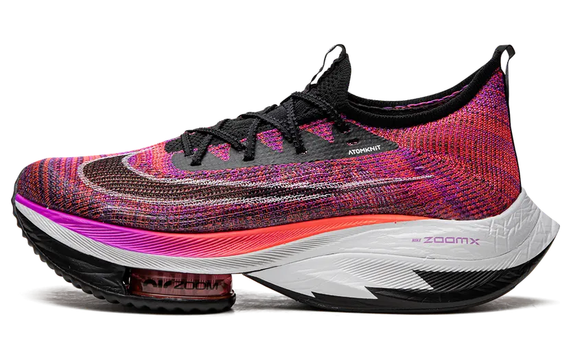 Nike Air Zoom Alphafly NEXT% Flyknit Wedstrijdschoenen voor heren (straat) Paars – “Hyper Violet / Flash Crimson / Black / Black” (CI9925-501)