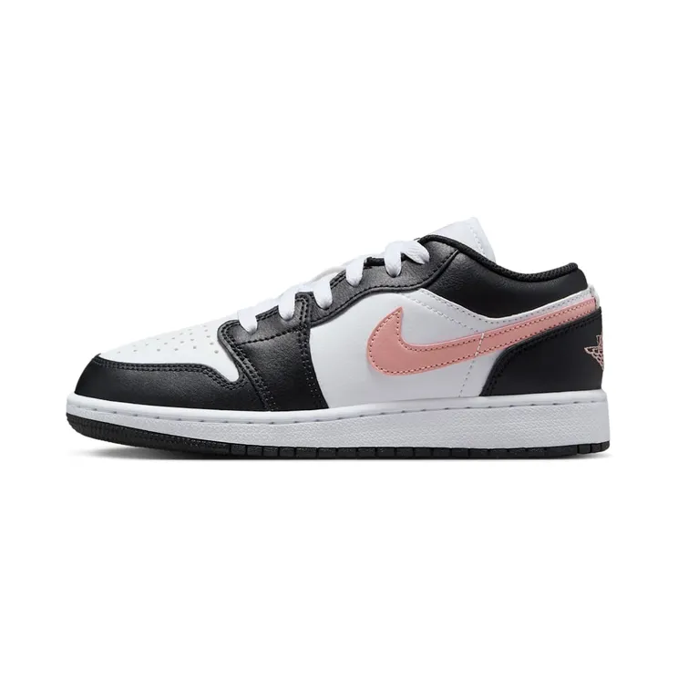 Jordan 1 Low GS “White / Black / Rust Pink” (553560-165)