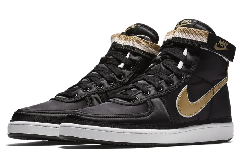 Nike Vandal High Supreme Black Metallic Gold