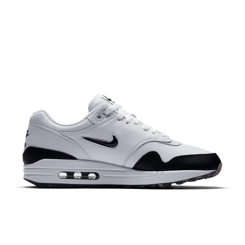 Nike Air Max 1 Jewel White Black (2017) (918354-100)