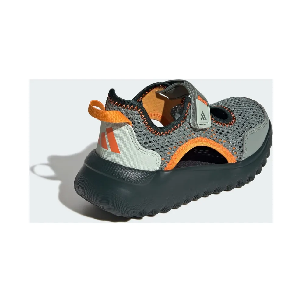 adidas Summerflex Shoes Kids “Silver Green / Crew Orange / Impact Orange” (IH8729)