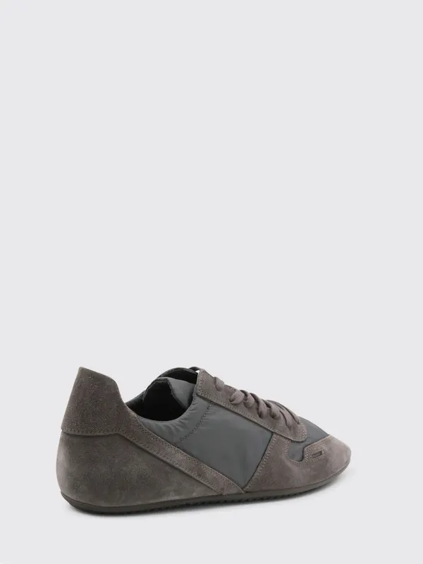 Rick owens Temple Minimal Suede and Nylon Sneakers Dust (RU01F2889NDOLVX78) (2)