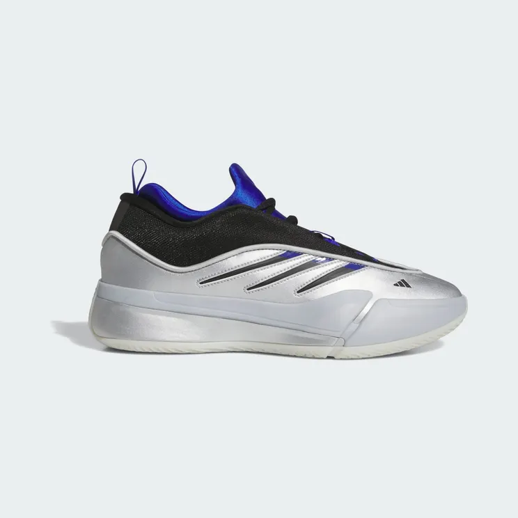 Adidas Dame 9 Silver Metallic / Core Black / Lucid Blue (JH6633)