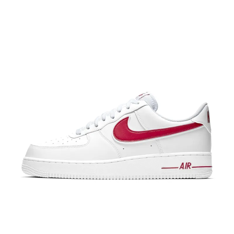 Nike Air Force 1 07 White Red (2019) (AO2423-102)