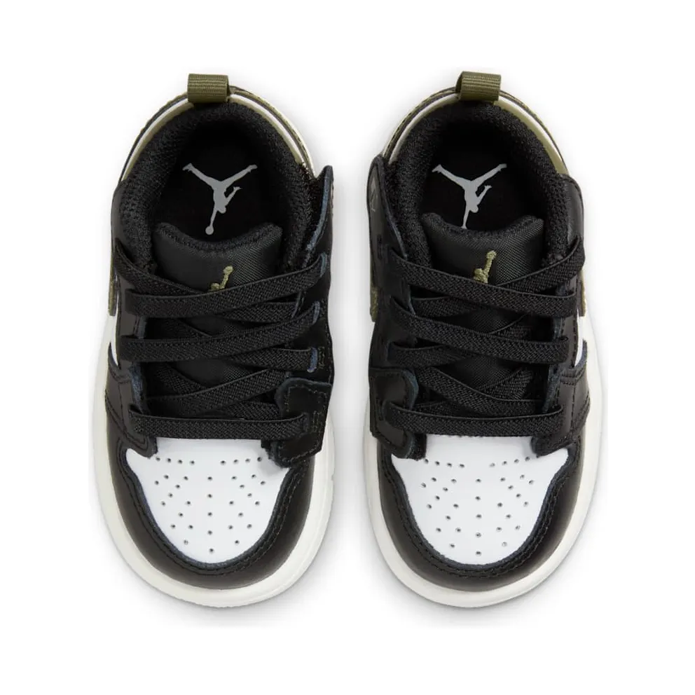 Jordan 1 Low ALT Black Medium Olive Sail White (DR9747-092)