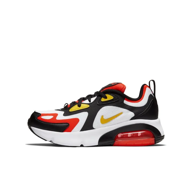 Nike Air Max 200 Black Bright Crimson (GS) Black/White/Bright Crimson (AT5627-005)