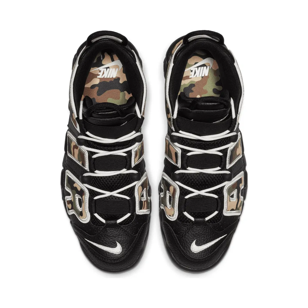 Nike Air More Uptempo 96 Camo Black/Sail-Light British Tan-Asparagus-Outdoor Green-Celestial Gold (CJ6122-001)