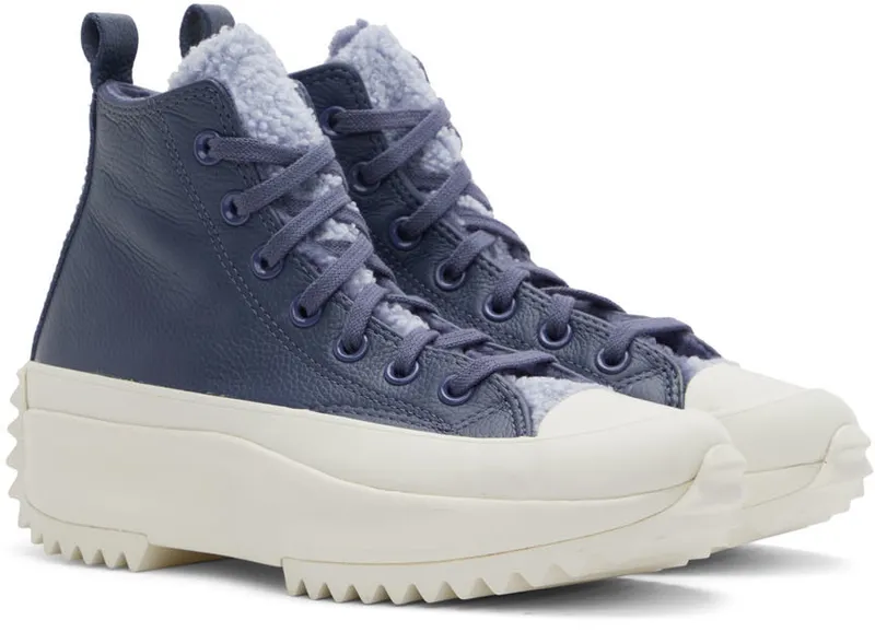 Converse Blue Leather Run Star Hike (172058C)