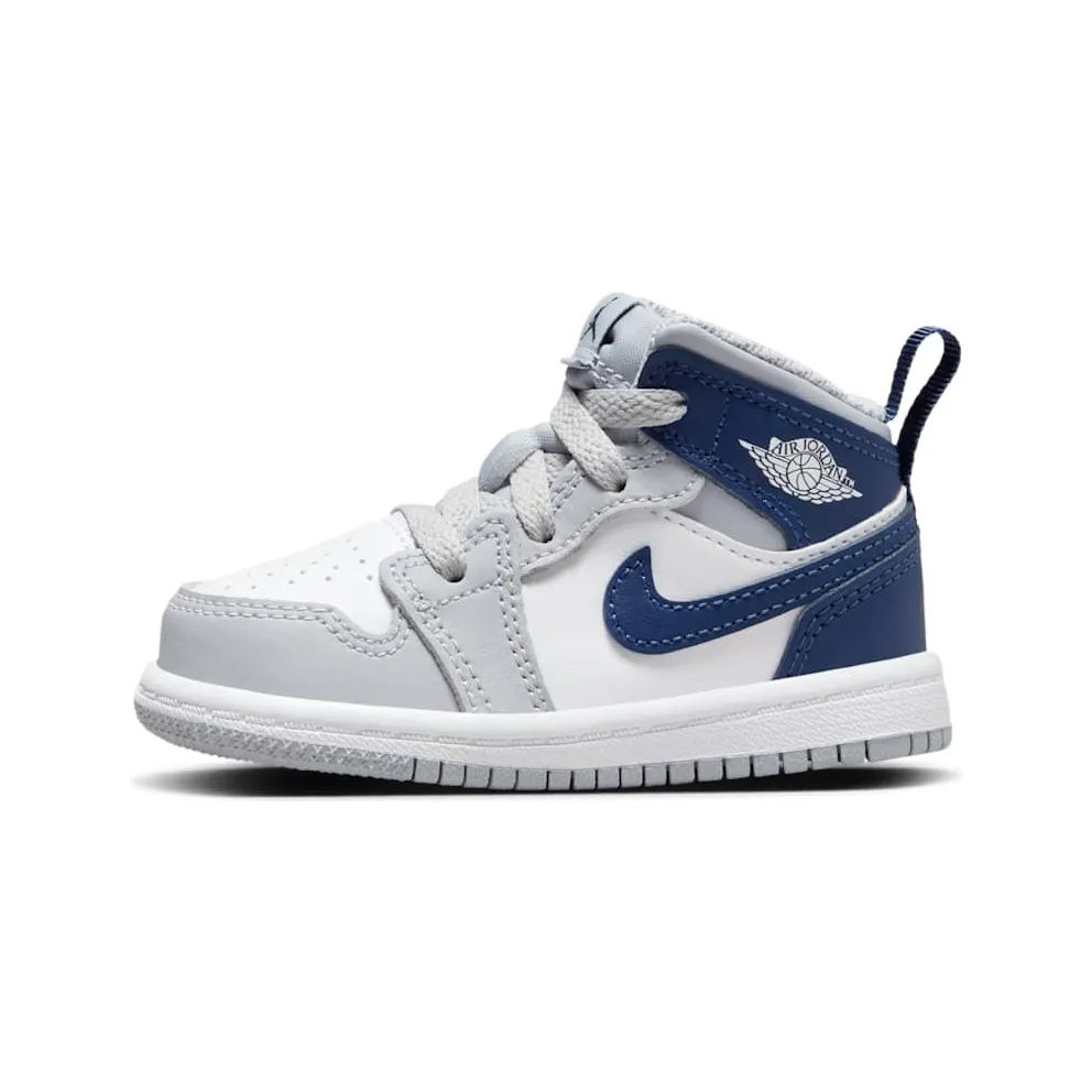 Jordan 1 Mid TD “Wolf Grey Midnight Navy” (DQ8425-104)