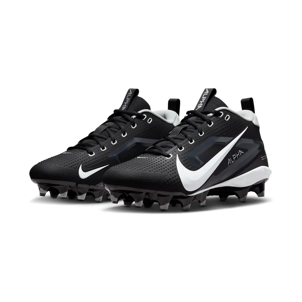 Nike Alpha Menace 4 Varsity Black Light Smoke Grey Metallic Silver White (FN0027-001)
