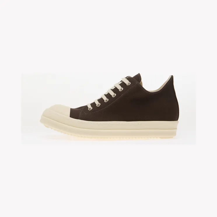 Rick Owens DRKSHDW Denim – Low Sneaks Dark Dust / Milk / Milk