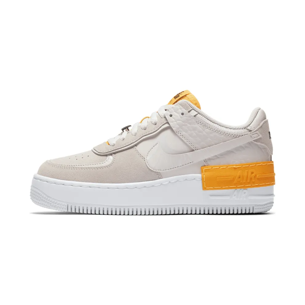 Nike Air Force 1 Shadow Vast Grey Laser Orange (W) Vast Grey/Laser Orange-White-Vast Grey (CU3446-001)