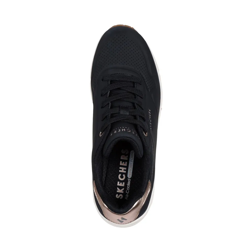 Skechers Uno Wedge – HI Steps Sneaker Black