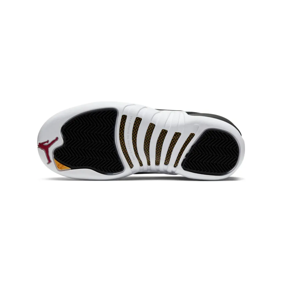 Jordan 12 Retro Reverse Taxi (GS) Black/White-Taxi-Black (153265-017)