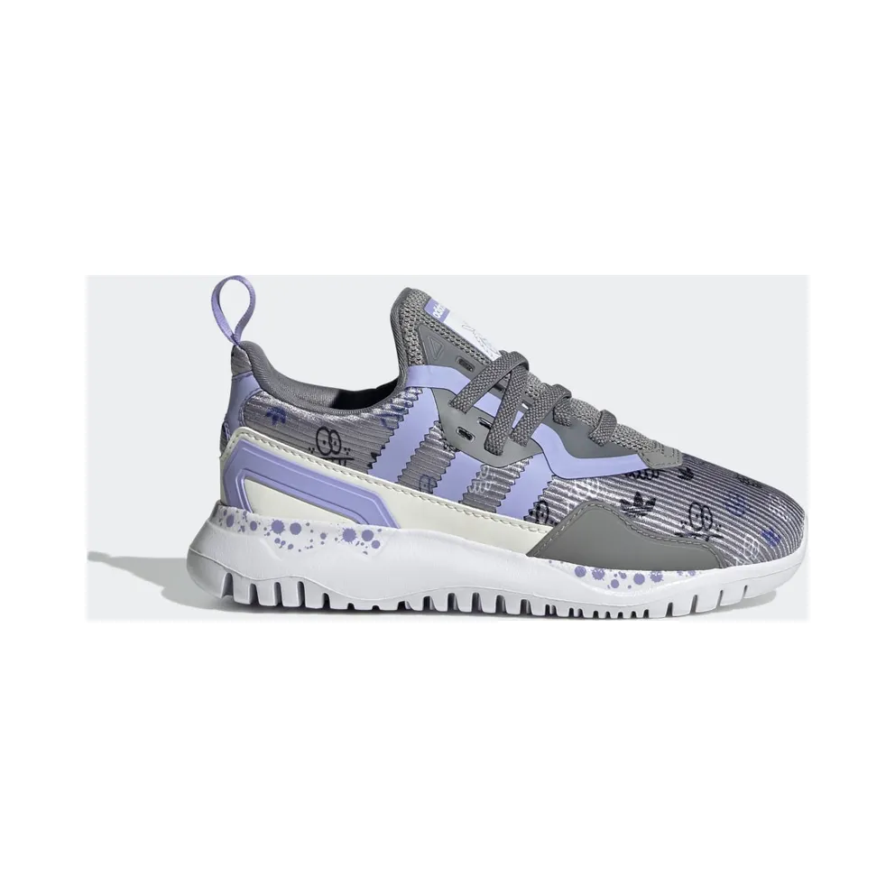 adidas Originals Flex Schuh Grey Three / Light Purple / Cloud White (GX4032)