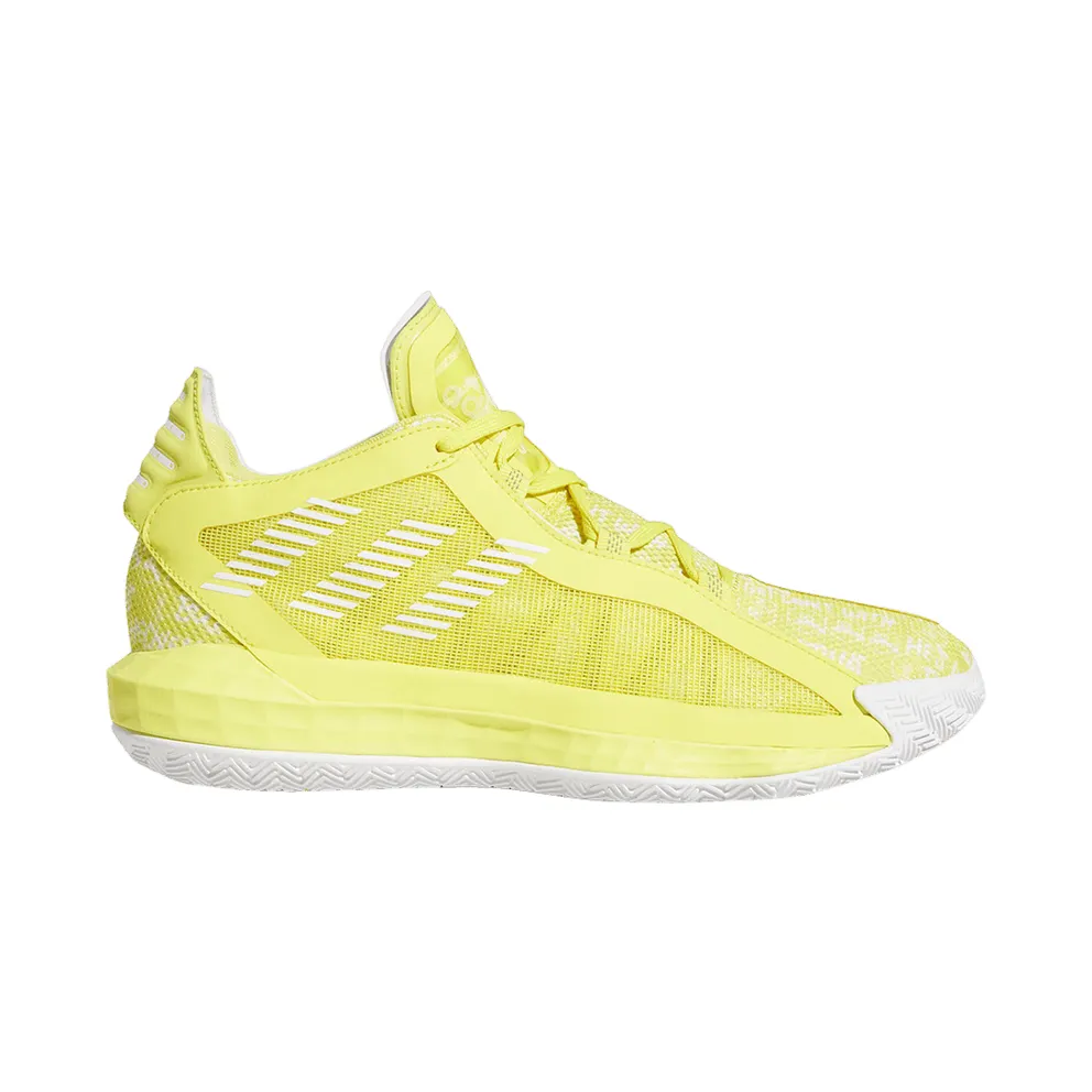 adidas Dame 6 Shock Yellow White