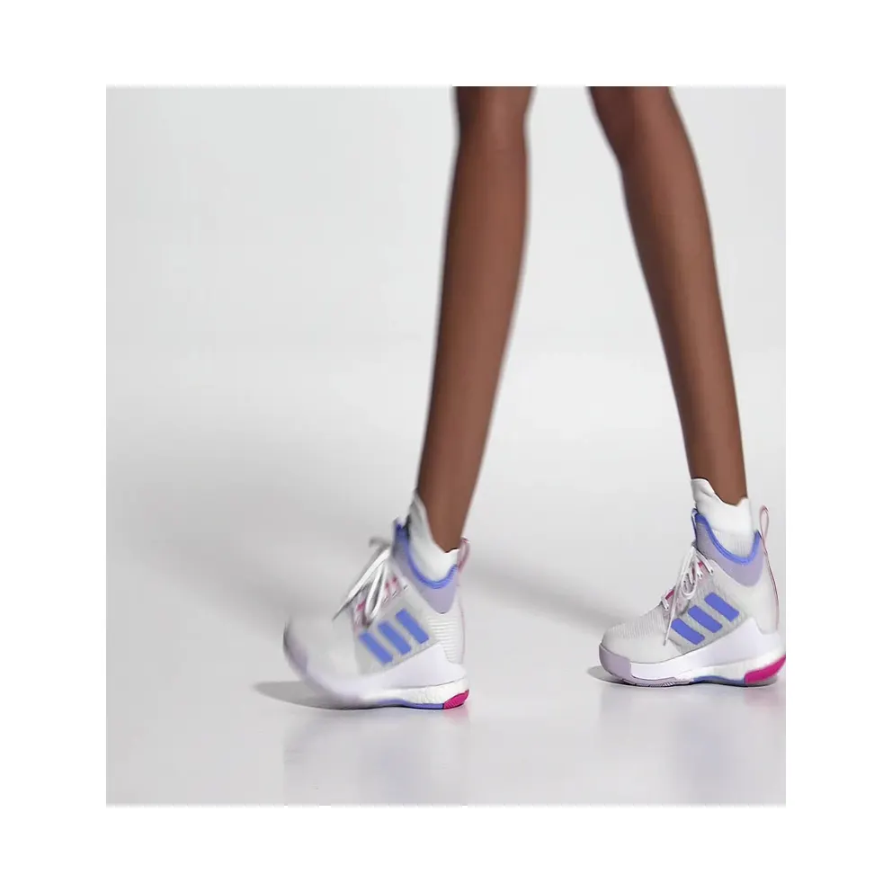 adidas Crazyflight Mid Cloud White / Blue Fusion / Silver Dawn (HQ3489)